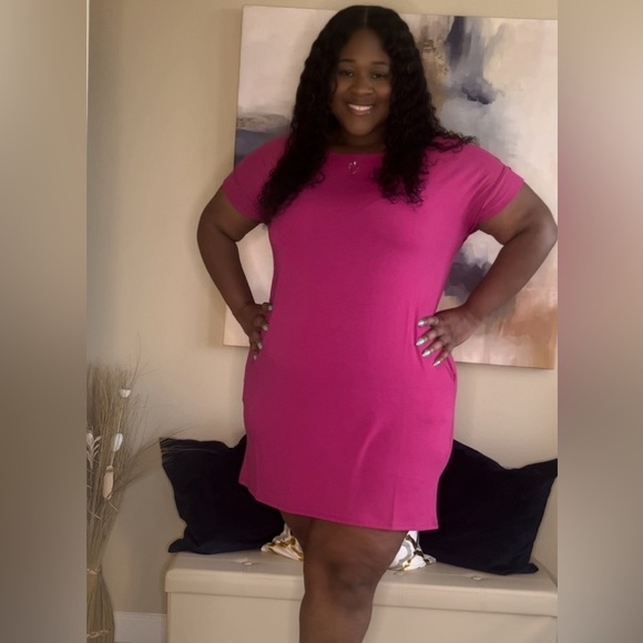 Magenta Dress - Picture 2 of 3